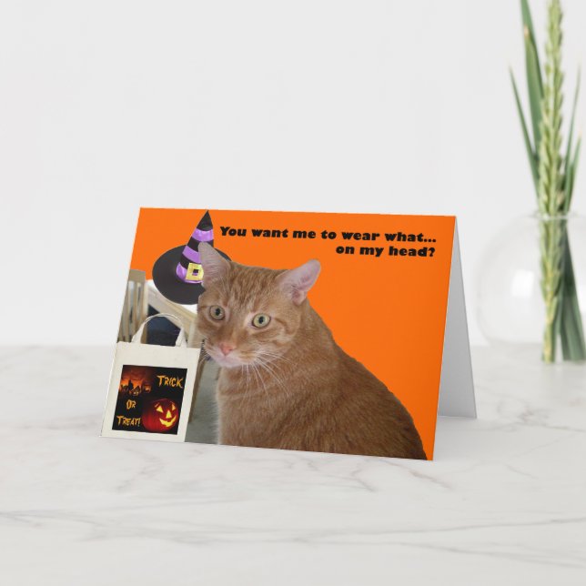 Halloween Kitty - Welche Karte tragen (Vorderseite)
