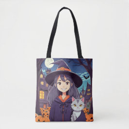 Halloween Kitty & Witch Trick oder Trete Tasche