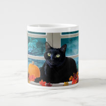Halloween Kitty's schöne Night Jumbo-Tasse