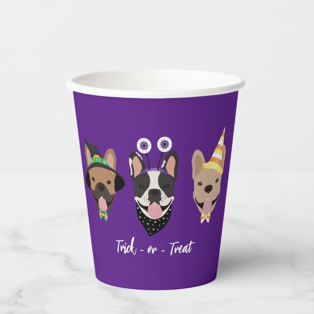 Halloween-Kleidung Pappbecher (Vorderseite)