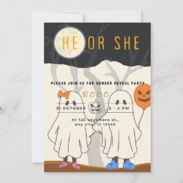 Halloween kleine Einladung