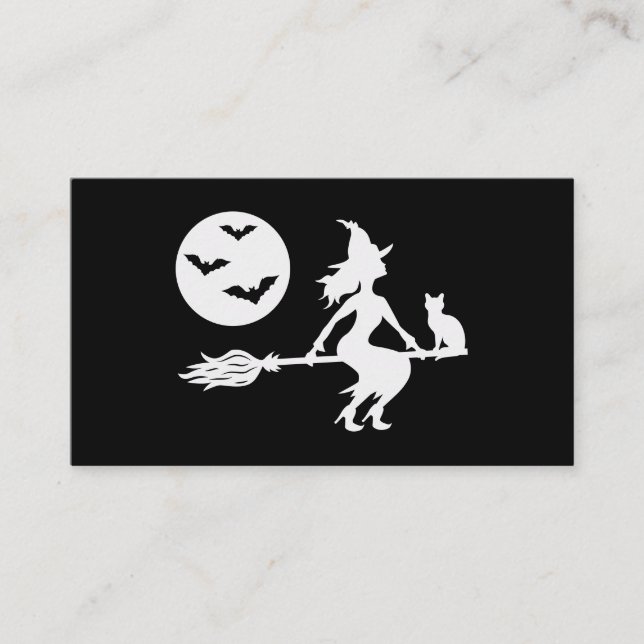 Halloween - Kleine Unternehmen - Vielen Dank Visitenkarte (Vorderseite)