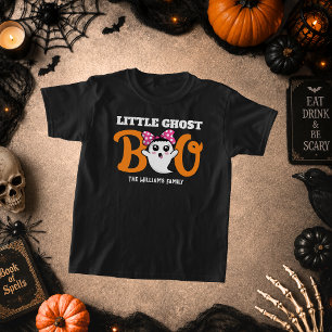 Halloween Kleiner Geist Boo Junge Familie Matching T-Shirt