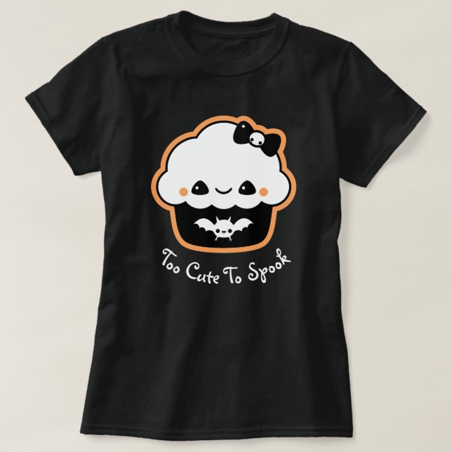 Halloween-kleiner Kuchen T-Shirt (Design vorne)