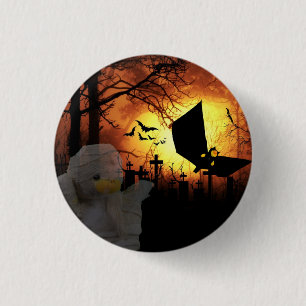 Halloween-Knopf Button