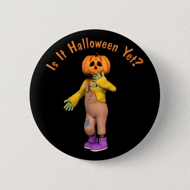 Halloween-Knopf Button (Vorderseite)
