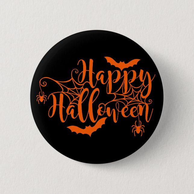 Halloween-Knopfflasche Button (Vorderseite)