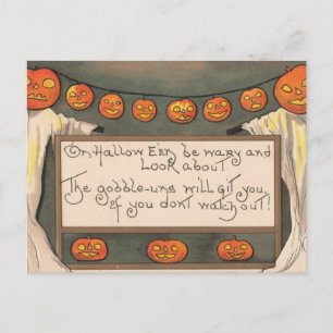 Halloween-Kobolde Postkarte