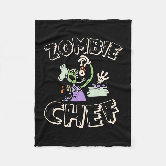 Halloween-Koch Fleecedecke (Vorderseite)