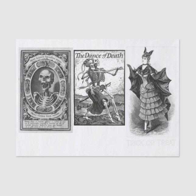 Halloween-Kollektion Seidenpapier (Vorderseite)