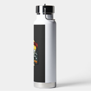 Halloween Kommende Tanzende Skelette Schloss Kürbi Trinkflasche