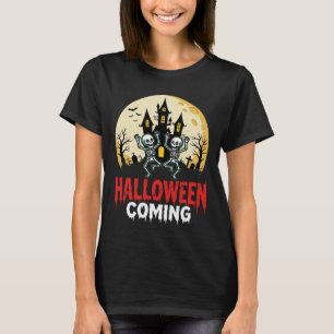 Halloween Kommende Tanzende Skelette Verzaubertes T-Shirt