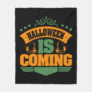 Halloween kommt fleecedecke