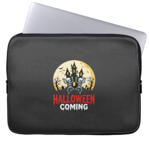 Halloween kommt tanzende Skelette verwunschenes Sc Laptopschutzhülle