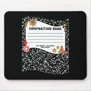 Halloween-Kompositionen-Notebook-Funny-Lehrer Mousepad