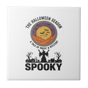 Halloween-Königin Little Miss Retro Hexe_1 Fliese