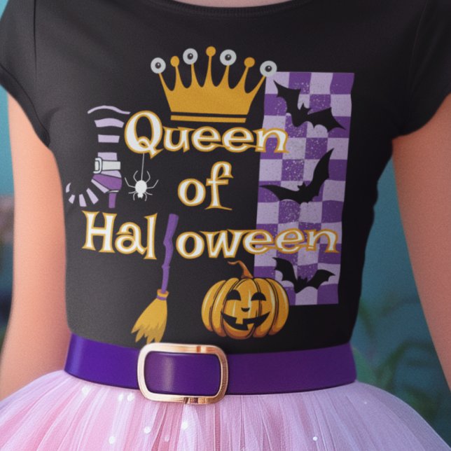 Halloween-Königin T-Shirt (This item is for display purposes only to illustrate the design element. )