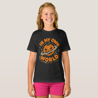 Halloween Kosmischer Kürbis T-Shirt
