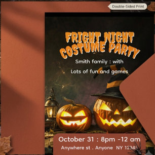 Halloween-Kostenparty Einladung