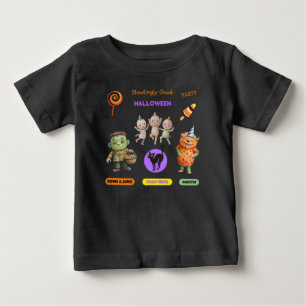 Halloween-Kostenparty-Monster gruseliger Spaß Tanz Baby T-shirt