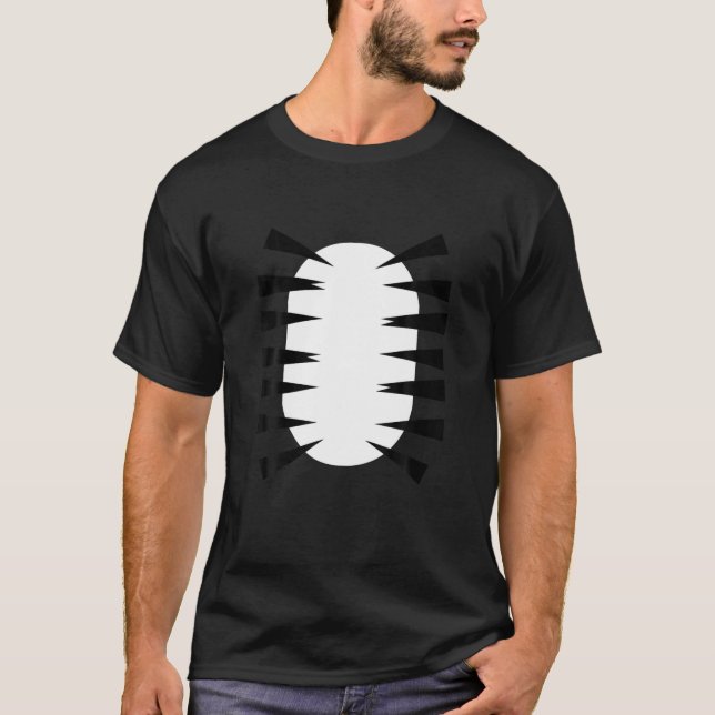 Halloween-Kostüm aus Tiger mit Bengalischen Streif T-Shirt (Vorderseite)
