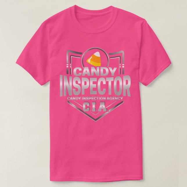Halloween-Kostüm , Candy Inspector 2539 T-Shirt (Design vorne)