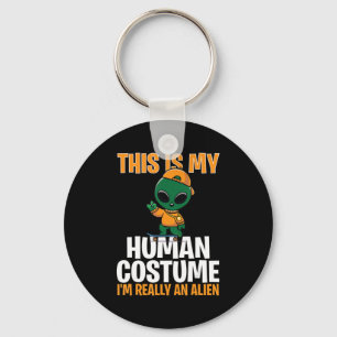 Halloween-Kostüm Das ist mein menschliches Kostüm, Schlüsselanhänger