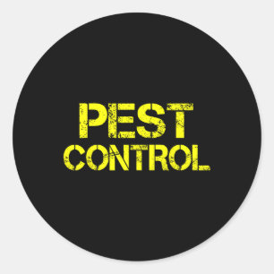 Halloween-Kostüm der Kontrolle Pest Runder Aufkleber