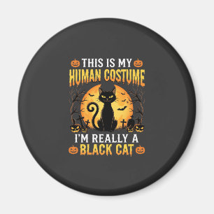 Halloween-Kostüm für Menschen Friedhof schwarze Ka Magnet