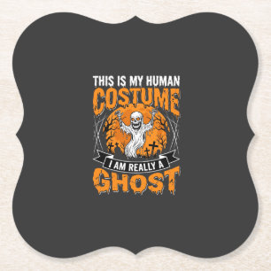 Halloween-Kostüm Geist Skelett Grafik für Menschen Untersetzer