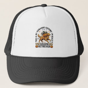 Halloween Kostüm Golden Retriever Kürbis W Truckerkappe