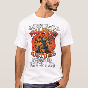 Halloween-Kostüm Gruselig Kaputte Kürbis Gruselige T-Shirt