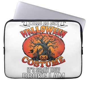 Halloween-Kostüm Gruseliger kaputter Kürbis Grusel Laptopschutzhülle