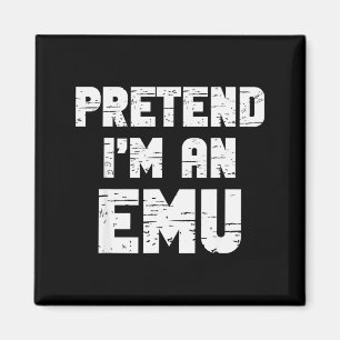 Halloween Kostüm – Ich bin ein Emu – Lustiges Faul Magnet
