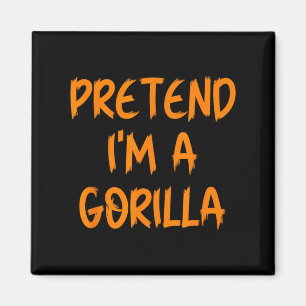 Halloween Kostüm Ich bin ein Gorilla Lazy Kids A Magnet
