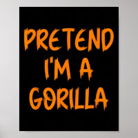 Halloween Kostüm – Ich bin ein Gorilla Lazy Kids A
