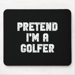 Halloween Kostüm - Ich tue so, als ob ich ein Golf Mousepad