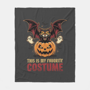 Halloween-Kostüm Monster-Kürbis Gothic-Vektor De Fleecedecke