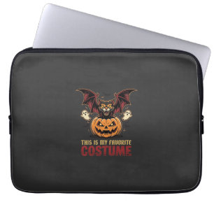 Halloween-Kostüm Monster-Kürbis Gothic-Vektor De Laptopschutzhülle