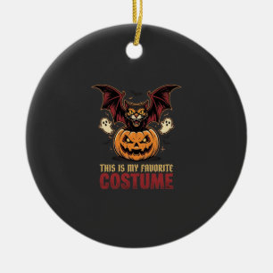 Halloween-Kostüm Monster-Kürbis-Gotik-Vektor De Keramik Ornament