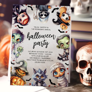 Halloween-Kostüm-Party-Einladungen Einladung
