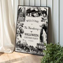 Halloween-Kostüm Party Erwachsene Willkommen Schil