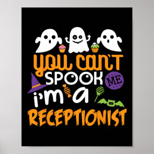 Halloween-Kostüm-Party kann nicht sprechen Poster