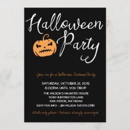 Halloween-Kostüm-Party, Kinder oder erwachsenes Pa Einladung