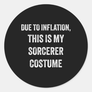 Halloween Kostüm Runder Aufkleber