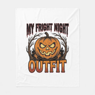 Halloween-Kostüm-Shirt Gruseliger Kürbis-Outfit_1 Fleecedecke