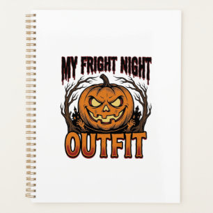 Halloween-Kostüm-Shirt Gruseliger Kürbis-Outfit_1 Planer
