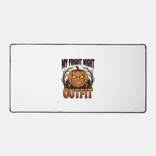 Halloween-Kostüm-Shirt Gruseliger Kürbis-Outfit_1 Schreibtischunterlage