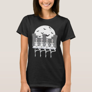 Halloween-Kostüm Skelett Frauen Männer Kinder Jung T-Shirt