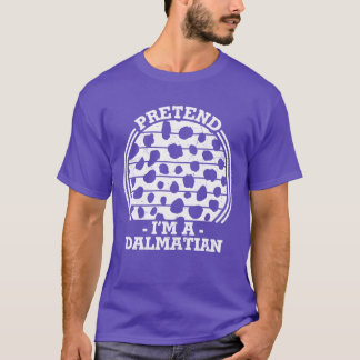 Halloween-Kostüm, so als würde ich ein Dalmatiner T-Shirt